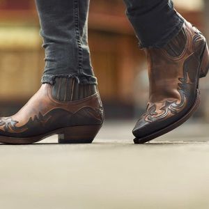 Sendra ankle boot in leather -Size 43